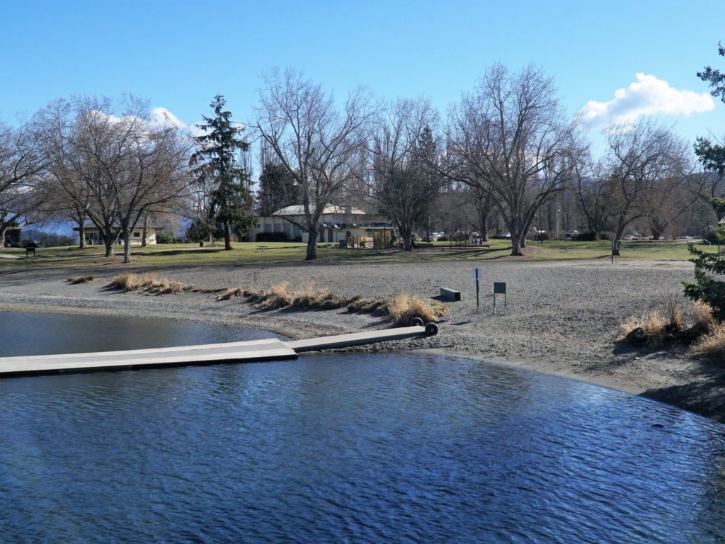 The water at this popular swimming area is kept clean through innovative stormwater treatment.
